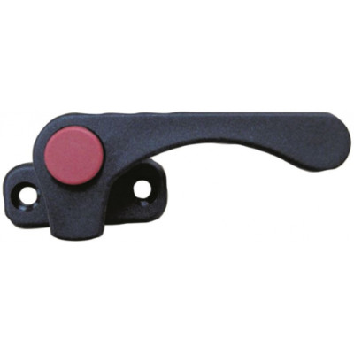 Linker Griff, roter Knopf, Seitz Camper