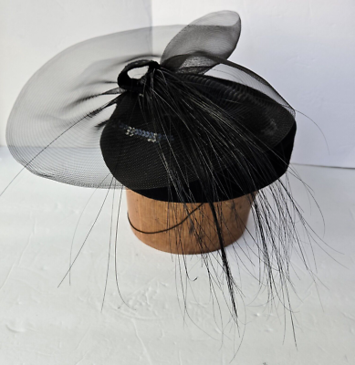 Sonni Lancaster Elegant Black  Women\'s Hat Vintage Sonni Lancaster Womens Black Wool Classic Wide Brim  main image 2