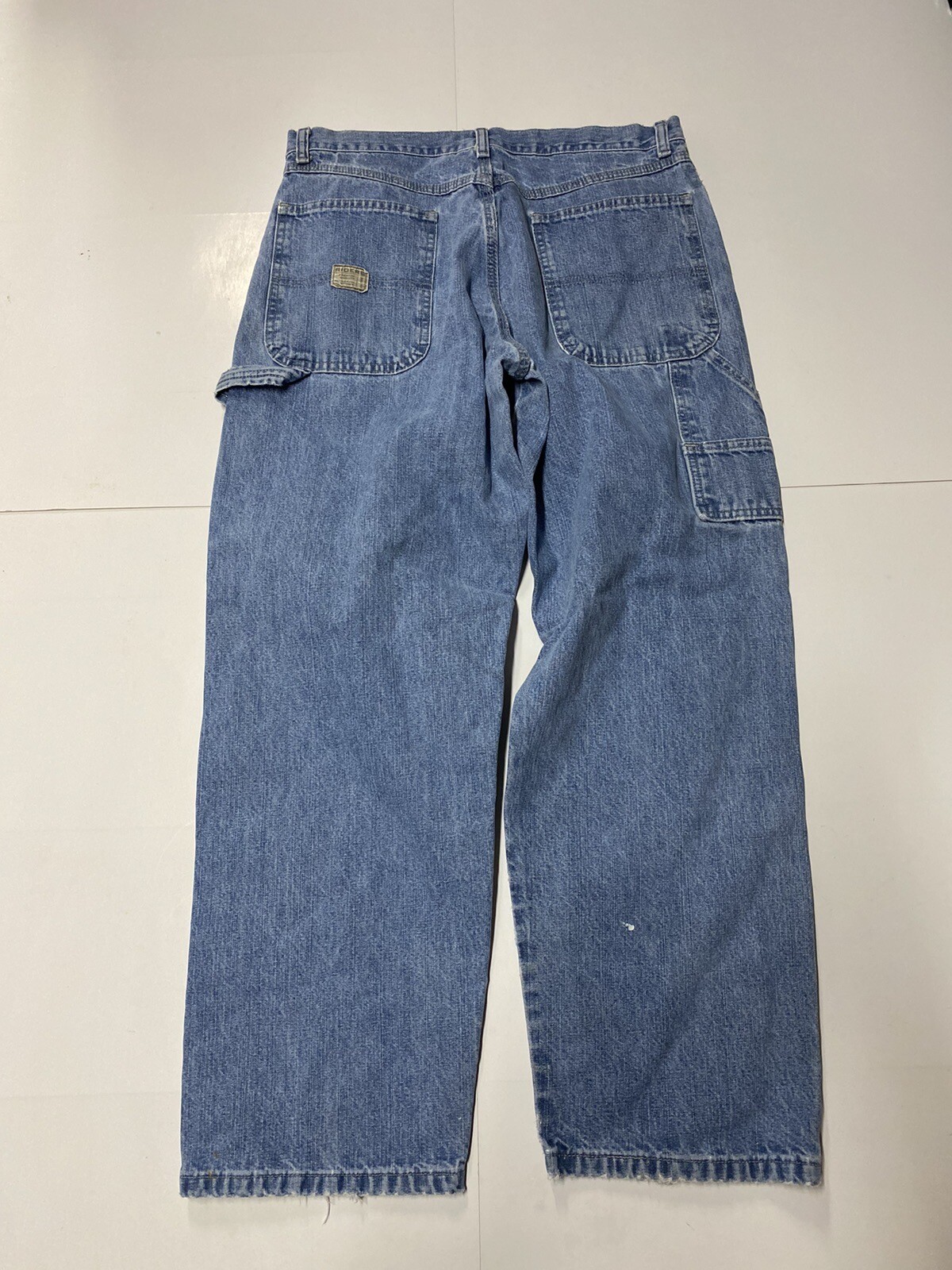 Lee Carpenter Jeans Mens 32 X 29 Loose Dungaree Fit Riders Blue Denim Workwear