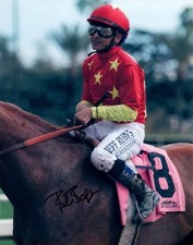 Bob Baffert Signed Autograph 8x10 Photo Mike Smith Justify Horse Trainer COA