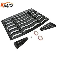 For Ford Mustang GT 2005-2014 Rear+Side Window Louver Windshield Sun Shade Cover