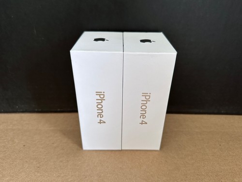 Lot de 2 coffres Apple vides pour iPhone 4, noir, 16 Go, MC318LL/A, A1332 - Photo 6 sur 17