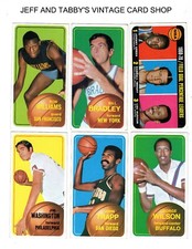 1970-71 Topps Basketball / SEE DROP DOWN MENU FOR CARD YOU WILL RECEIVE
