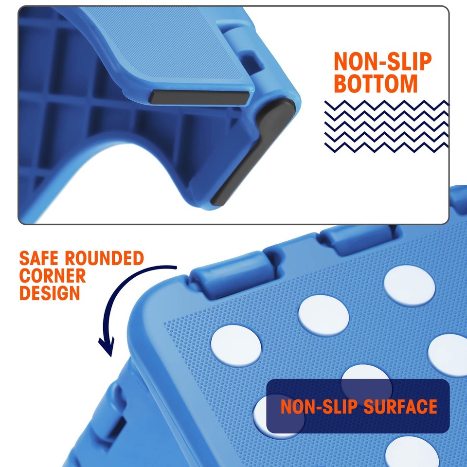 13 Folding Step Stool Plastic Foldable Step Stools For Adults Holds Up - View #4