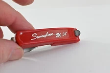 Vintage Swingline Tot 50 Red Mini Stapler - Made in USA - Needs Staples
