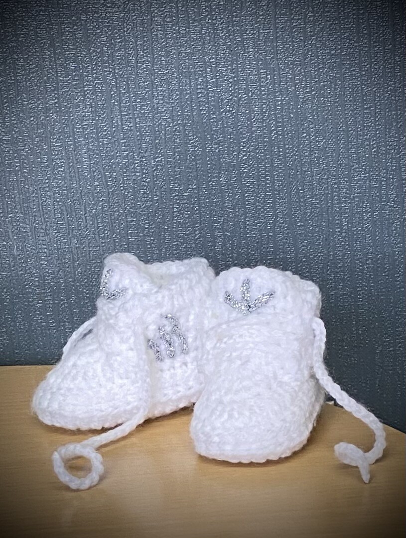 PANTOFOLA D’ORO Scarpe bambino all'uncinetto fatte a mano lana all'uncinetto stivaletti sneakers pantofole scarpe da ginnastica