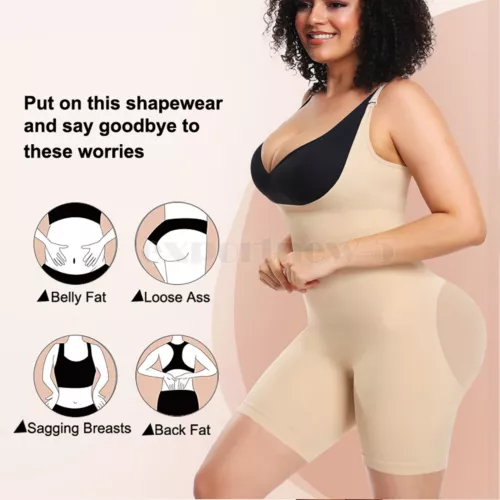 Body modellante donna controllo pancia busto aperto scolpire intimo modellante - Foto 5 di 34