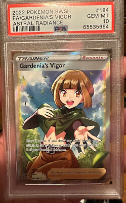 2022 Pokémon Astral Radiance - GARDENIA'S VIGOR #184 - Full Art