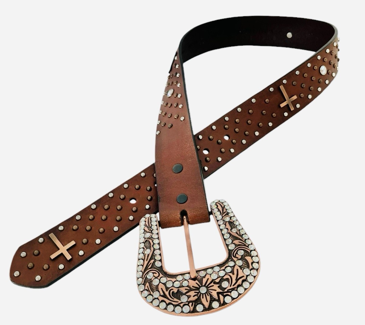 Roper Rhinestone Western Cowgirl Belt CaySep Women Men Rhinestone Belt Western Cowgirl Cowboy  main image 2