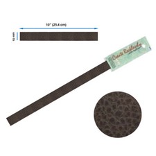 Leather 10mm x 10  Strip, 1 Piece, Dark Brown For create Jewelry