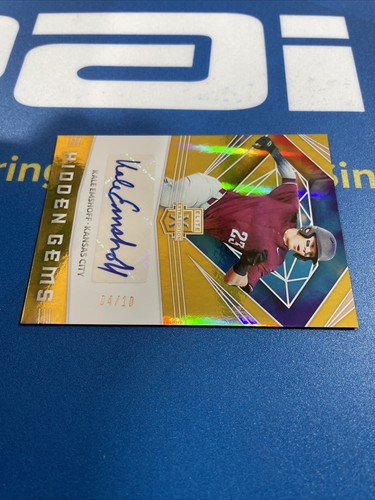 2020 Panini Elite Extra Edition Hidden Gems Golf Kale Emshoff #HG-KE Auto 04/10 - Picture 10 of 13