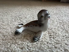 Vintage Miniature Seal Figurine Made In Japan