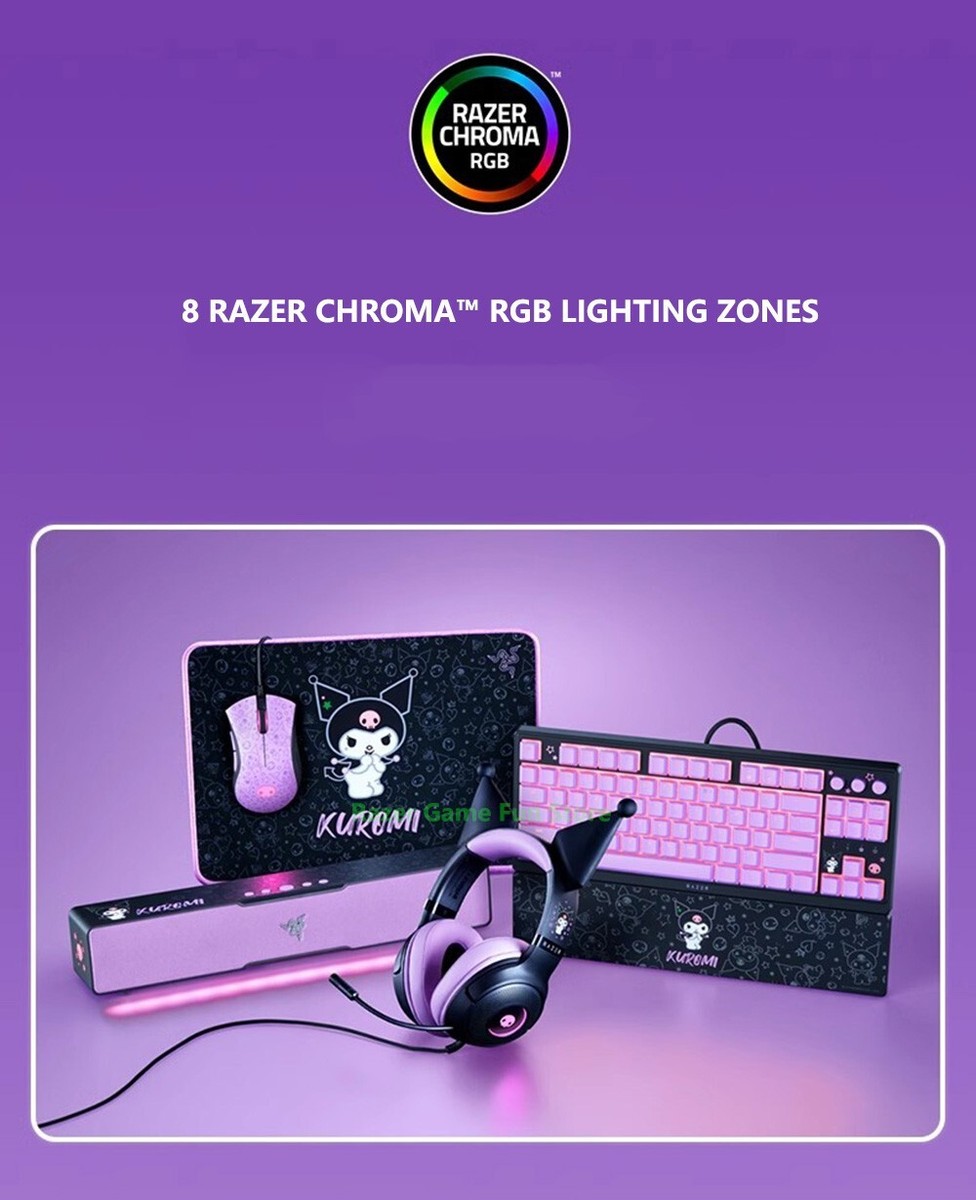 Razer x Sanrio Kuromi Mechanical Keyboard RGB Backlit Slim