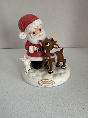 SANTA CLAUS Rudolph Precious Moments 2014 Hamilton Collection