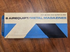 Vintage Lot Of 6 Airequipt 36 2x2 Automatic Slide Changer Magazines Made In USA
