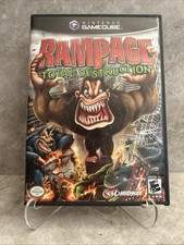 Rampage: Total Destruction (Nintendo GameCube, 2006) CIB W/ Reg Card - Tested