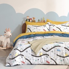 SLEEP ZONE Kids Bedding Full/Queen Comforter Set - Cute Printed for Boys, Gir...