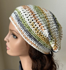 Slouchy Hat, Handmade, Crochet, Medium, Stretchy, Acrylic, FREE SHIPPING 
