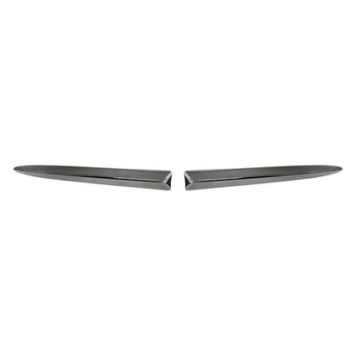 For Fiat 500 12-19 Grille Molding Set Upper Driver & Passenger Side Grille