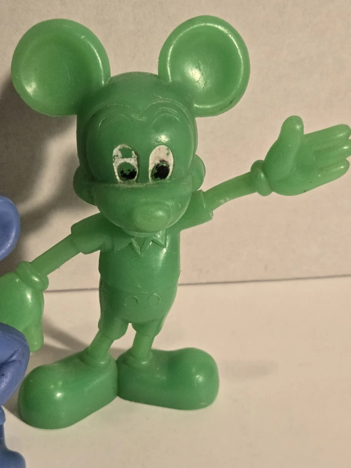 FIGURAS DE JUGUETE DE PLÁSTICO VINTAGE DE WALT DISNEY & MARX, MICKEY MOUSE, DOPEY Leer descripción Foto 3 de 4