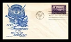 DR JIM STAMPS US COVER BATTLE OF BROOKLYN 175TH ANNIVERSARY FDC STAEHLE CACHET