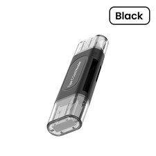 4In1 Multifunction USB TYPEC Card Reader External Storage Black Stretch for Memo