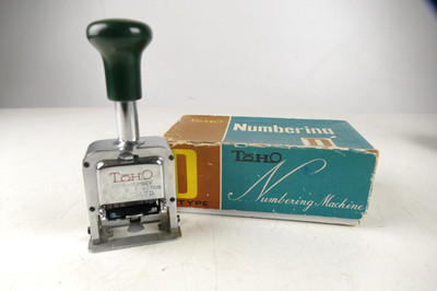 TOHO Numnering Machine Mechanischer Paginierstempel zur Nummerierung Z-4989
