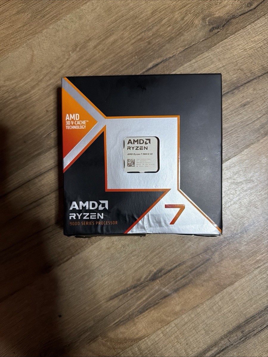 AMD Ryzen 7 9800X3D 4.70GHz 8 Core 100-000001084 16 Thread AM5 for