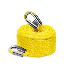 Synthetic Winch Rope 1/2" x 50'-25000 lbs Winch Line with,Go for 4WD Road