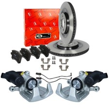 TRW Bremsscheiben 330mm Beläge Bremssattel Satz Hinten für AUDI A6 C7 A7 4GA