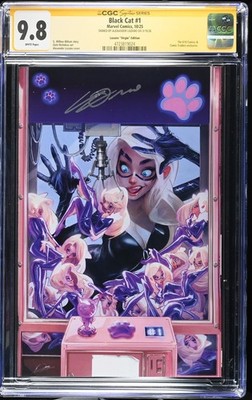 Black Cat #1 Alexander Lozano Virgin Variant CGC 9.8 - Signed