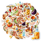 35pcs Stickers Fresh Dessert Stickers Stationery Stickers Snack Stickers