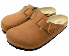 New Birkenstock Boston Soft Footbed Regular Fit Clogs Desert Soil Caramel L11/M9