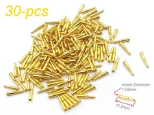 30-Pack BNC Male Center Pin for RG58, RG142, LMR195 or RG400 Coax Cable