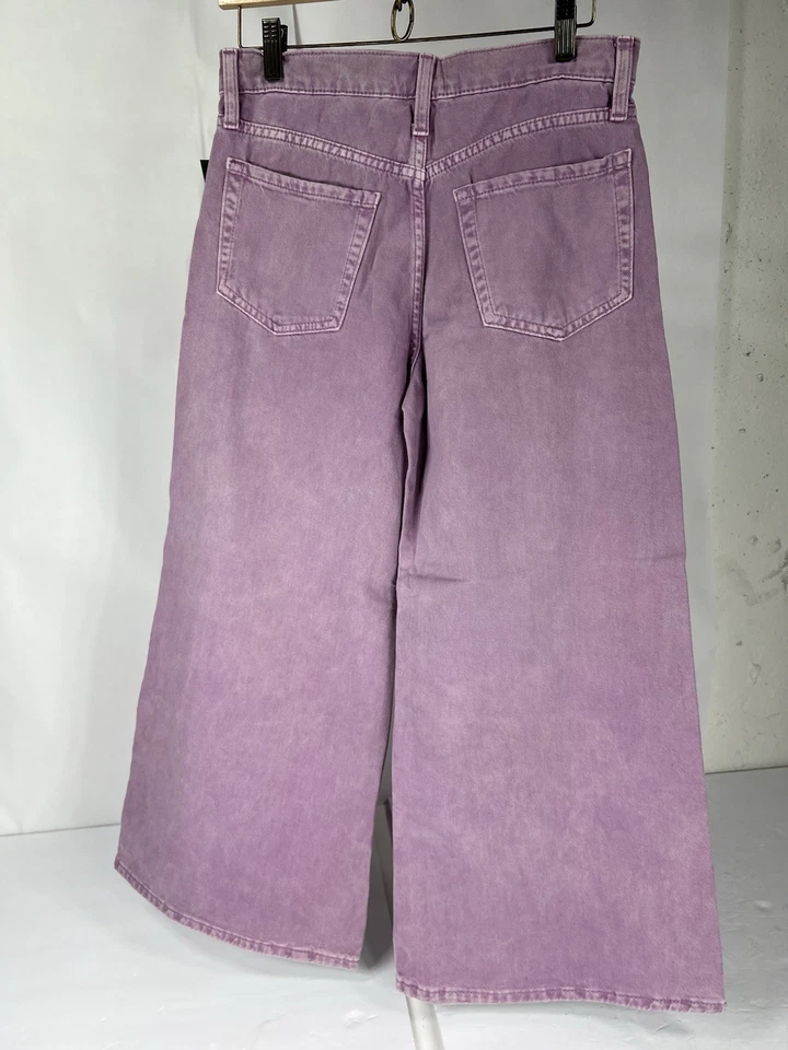 NWT GAP Kids Size 12 Baggy Wide Leg Adjustable Waist Denim Jeans Plus - Image 3 of 4