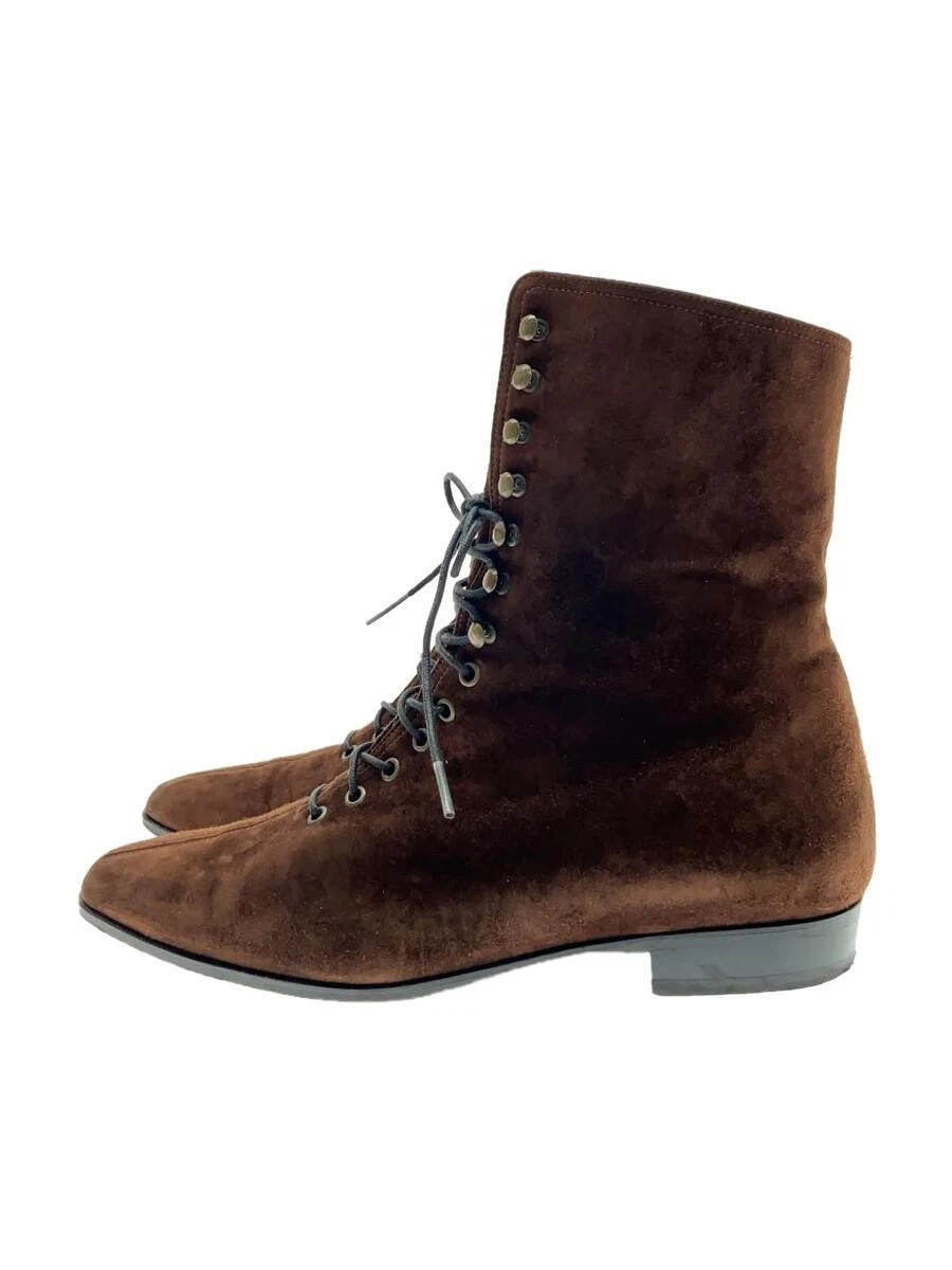 Bottes à lacets homme Christian Dior daim marron pointure 20 cm occasion