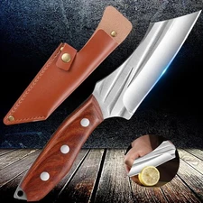 Stainless Steel Professional Chef Knife Outdoor Camping BBQ Utility Knife