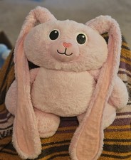 Peluche Pullable Rosa Conejito Conejo "Orejas Largas" O "Piernas Largas" Peluche