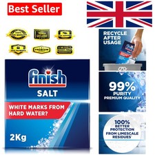 2 kg Dishwasher Salt - Ultimate Water Softener for Limescale Prevention 6.50 per kilo
