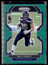 2021 Panini Prizm Green Prizm Will Dissly Seattle Seahawks #44