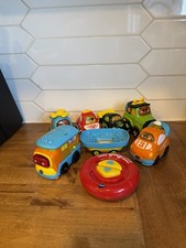 Vtech Go Go Smart Wheels Lights  Sounds Cars Lot of 7 Read Description