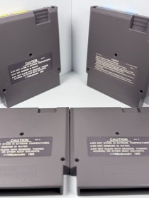Nintendo NES Puzzle Game Lot - Tetris, Dr. Mario, Yoshi, Yoshi's Cookie Bundle