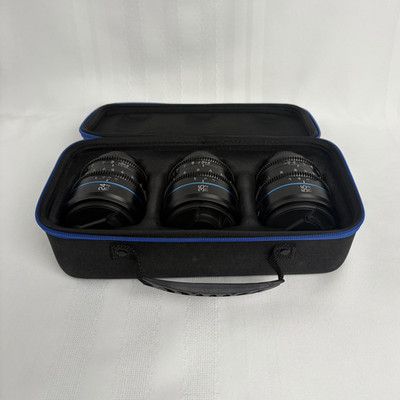 SIRUI Night Walker T1.2 Cine Lens Set 24mm 35mm 55mm Manual Focus E-Mount