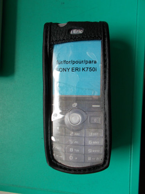 Sony Ericsson K750 leather case Ledertasche