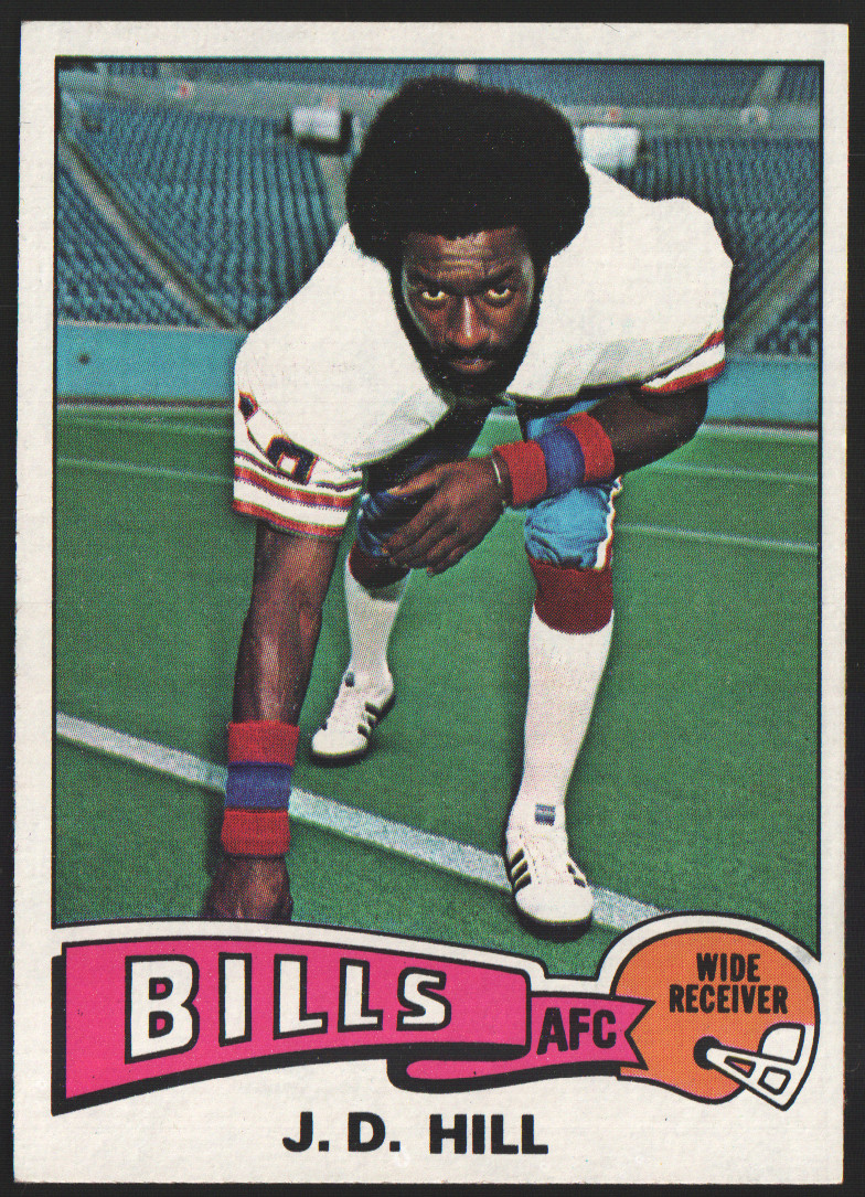 1975 Topps Football #438 - J.D. Hill - Buffalo Bills  75-406