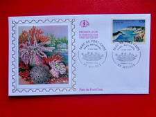 FDC sur soie 1er jour : 1997  Parc National de Port - Cros