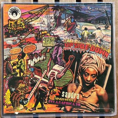 Sandra & Fela Kuti - Up Side Down (1st Nigeria 1976) - LP/VG-VG+ - Cover/VG