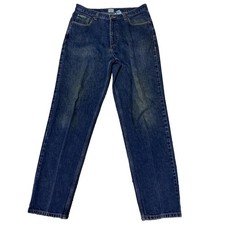 Calvin Klein Easy Fit Jeans Size 34x33 Blue Rinse Dark Wash Cotton Classic Retro
