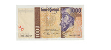 PORTUGAL 1996 1000 ESCUDOS BANKNOTE P188a UNCIRCULATED