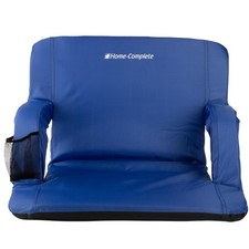Wide Reclining Stadium Seat Cushion with Back Support, Armrests, 6 Adjustable...